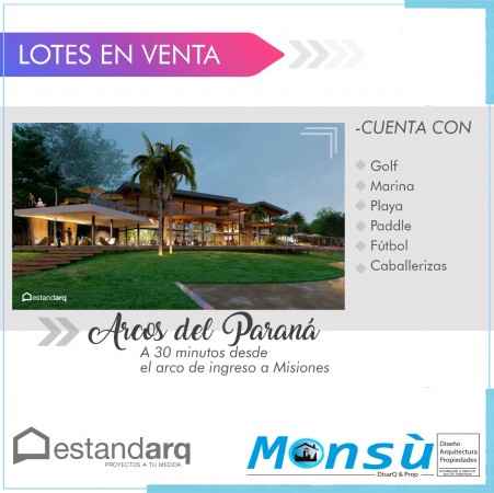 Lote en VENTA en ARCOS DEL PARANA
