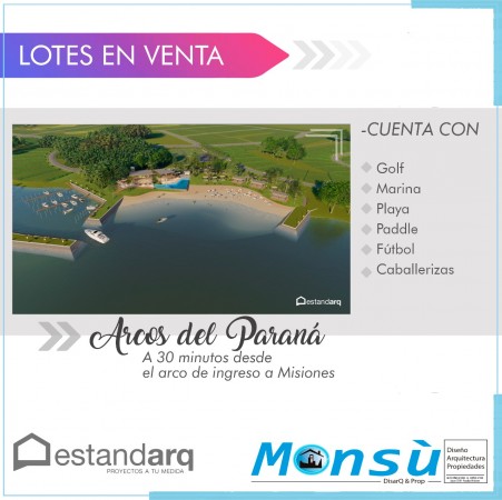 Lote en VENTA en ARCOS DEL PARANA