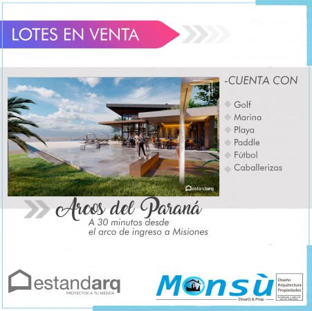 Lote en VENTA en ARCOS DEL PARANA