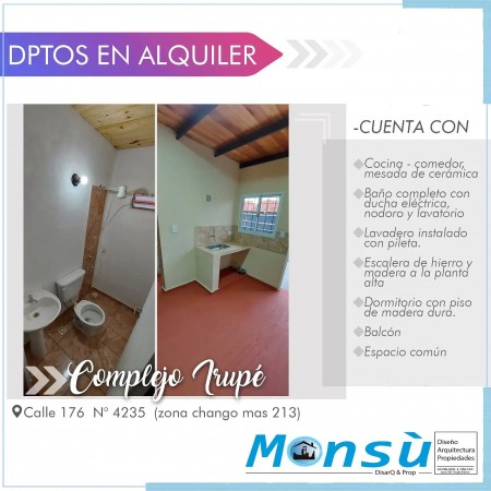 Dpto tipo Loft en ALQUILER