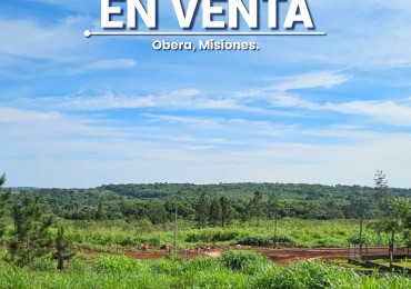 Terreno en VENTA en Obera 